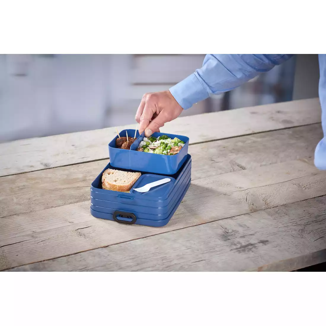 Mepal Take a Break Bento Nordic Denim lunchbox, námorníctvo