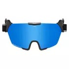 CAIRN Trak SPX 3000 lyžiarske/snowboardové okuliare, čierne/modré zrkadlo