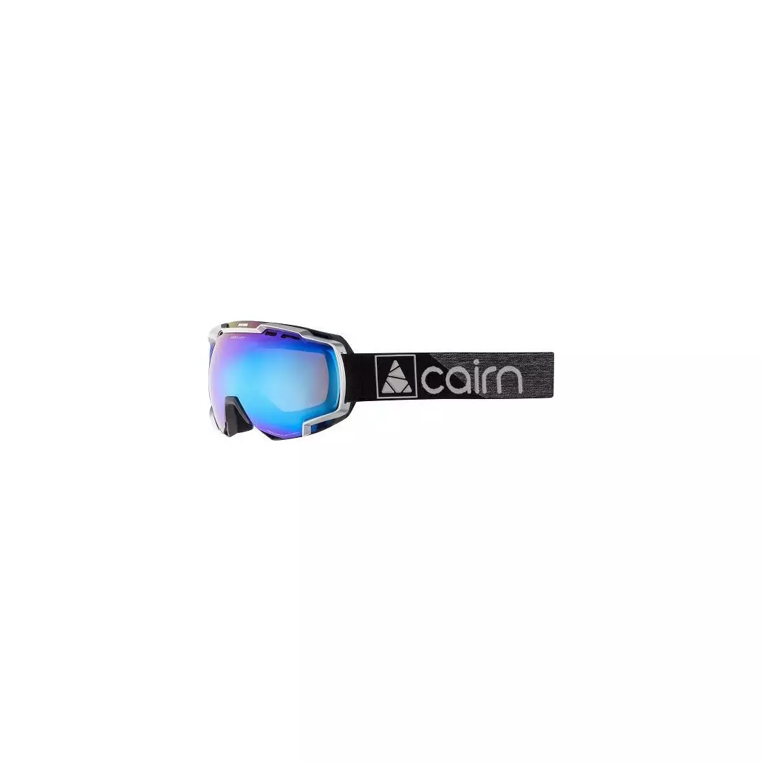 CAIRN lyžiarske/snowboardové okuliare MERCURY SPX3000 IUM Mat Black Silver Blue Mirror 