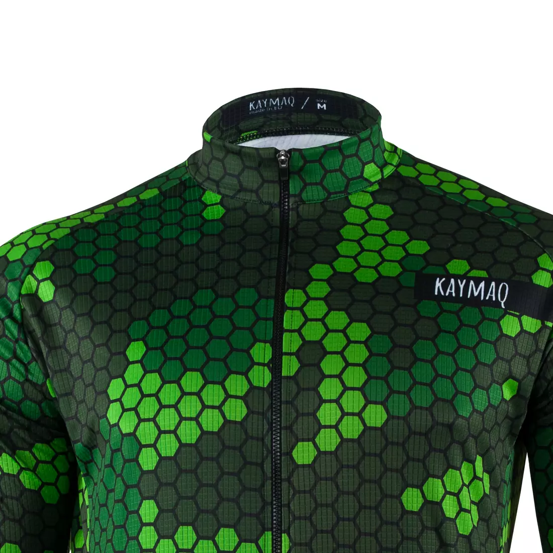 KAYMAQ DESIGN M62 pánsky cyklistický dres zelená