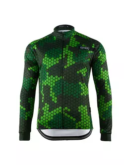 KAYMAQ DESIGN M62 pánsky cyklistický dres zelená