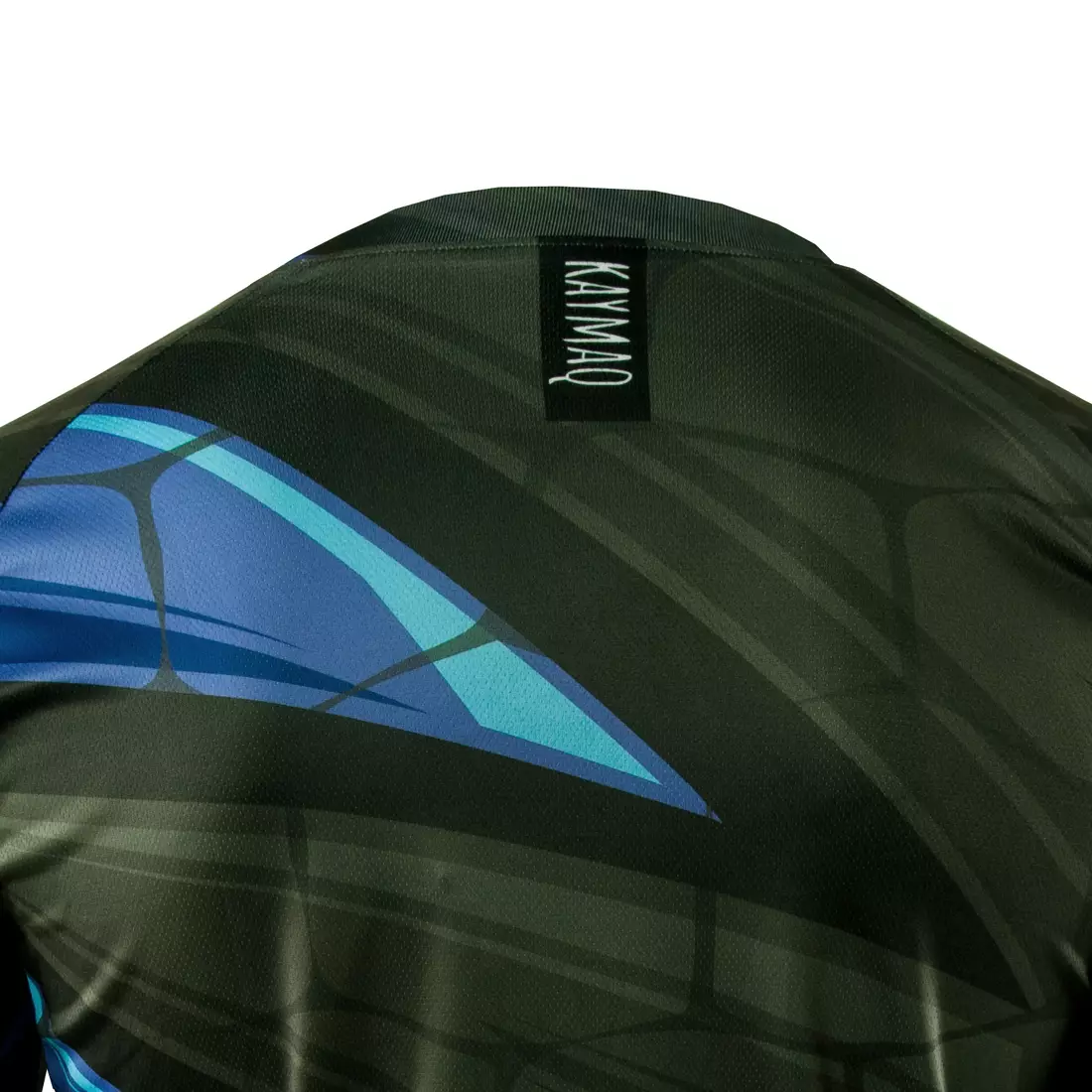 KAYMAQ DESIGN M64 pánsky voľný MTB cyklistický dres, Modrá