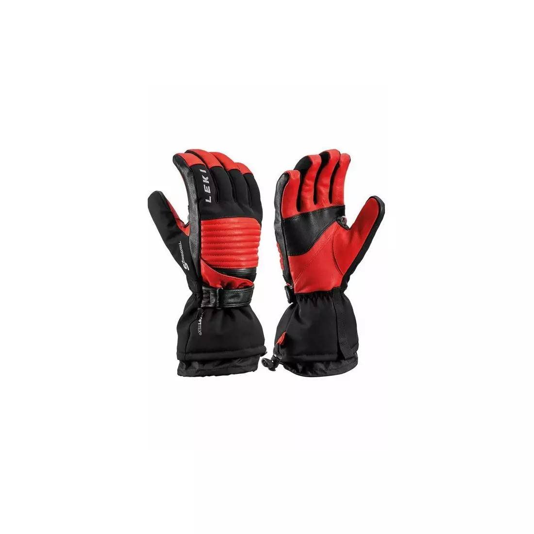 LEKI Dámske lyžiarske rukavice, Xplore XT S vintage, red-black, 643840303100