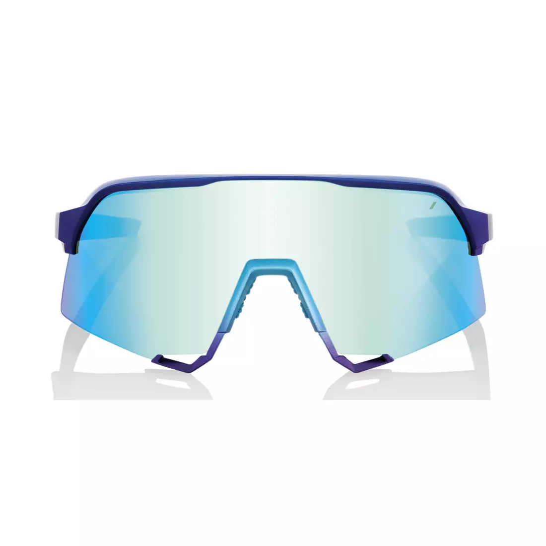 100% športové okuliare S3 (Blue Topaz Multilayer Mirror Lens) Matte Metallic Into the Fade STO-61034-228-01