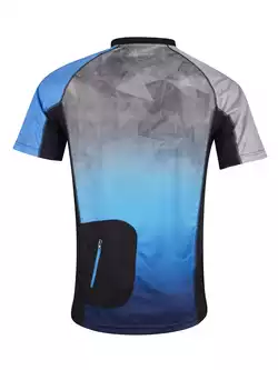 FORCE cyklistický dres MTB CORE blue/grey 9001528