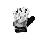 FORCE detské cyklistické rukavice ANT grey/white 9053237