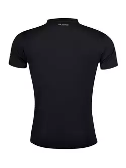 FORCE športové tričko s krátkym rukávom BIKE black 90789