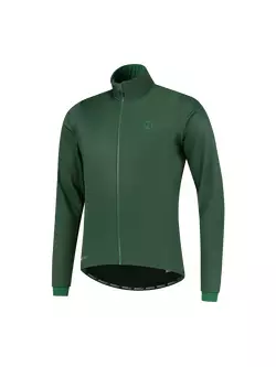 Rogelli Pánska cyklistická bunda, Softshell, ESSENTIAL zelená, ROG351028