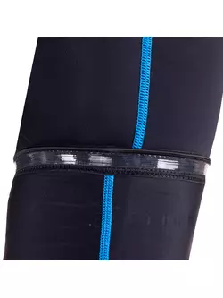 [Set] DEKO POCKET pánske cyklistické kraťasy, čierna a modrá + DEKO pánsky cyklistický dres s krátkym rukávom, modrý MNK-001-09