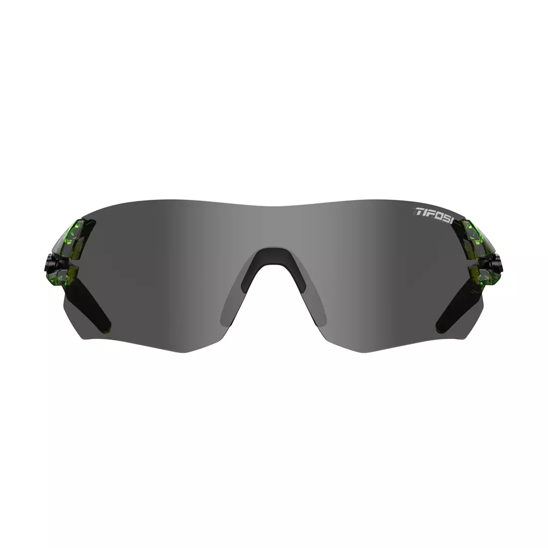 TIFOSI okuliare s vymeniteľnými sklami TSALI (Smoke, AC Red, Clear) crystal neon green TFI-1640105670