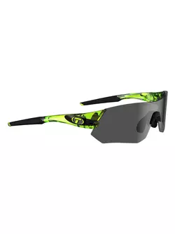 TIFOSI okuliare s vymeniteľnými sklami TSALI (Smoke, AC Red, Clear) crystal neon green TFI-1640105670