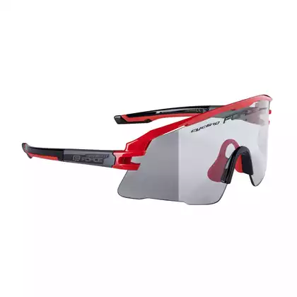 FORCE AMBIENT Športové fotochromatické okuliare, červeno-šedá
