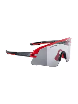 FORCE AMBIENT fotochromatické športové okuliare, červeno-šedá