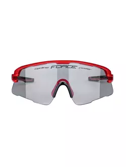 FORCE AMBIENT fotochromatické športové okuliare, červeno-šedá