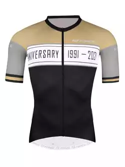 FORCE ANNIVERSARY Cyklistický dres, čierno-zlatý