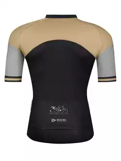 FORCE ANNIVERSARY Cyklistický dres, čierno-zlatý
