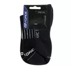 FORCE Cyklistické / športové ponožky ARCTIC, čierna a biela 9009154
