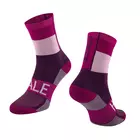 FORCE HALE cyklistické/športové ponožky, fialový