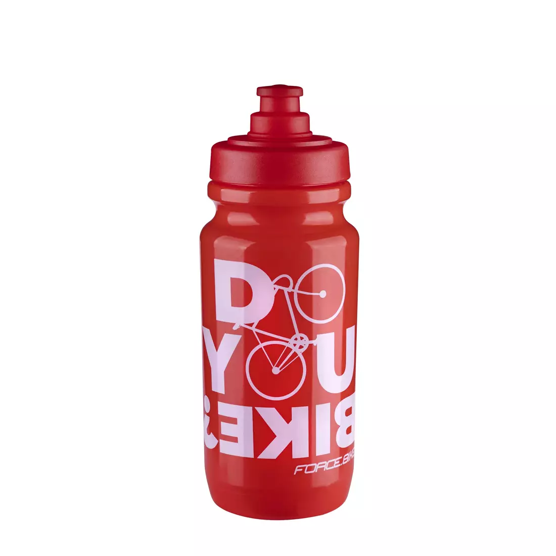 FORCE cyklistická fľaša na vodu BIKE 0,5L red 250910
