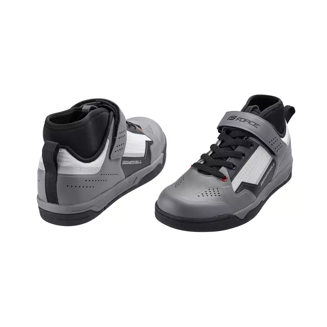 FORCE cyklistická obuv DOWNHILL, šedo-čierna 39 9500239