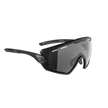 FORCE okuliare na cyklistiku / šport OMBRO PLUS čierna mat, 91105