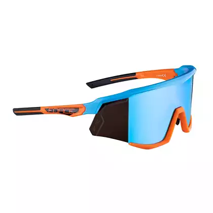 FORCE okuliare na cyklistiku / šport SONIC, modro-oranžová, 910955