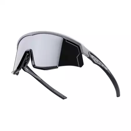 FORCE okuliare na cyklistiku / šport SONIC, šedo-čierna, 910953