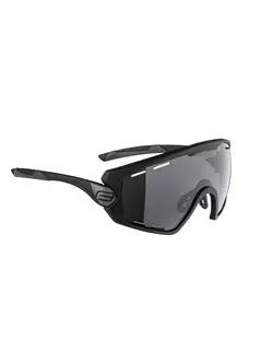FORCE okuliare na cyklistiku / šport OMBRO PLUS čierna mat, 91105