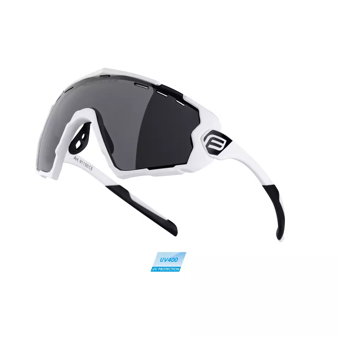 FORCE okuliare na cyklistiku / šport OMBRO white 91150