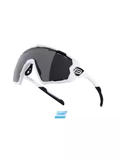 FORCE okuliare na cyklistiku / šport OMBRO white 91150