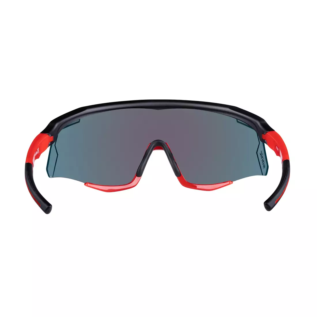 FORCE okuliare na cyklistiku / šport SONIC, čierna a červená, 910950