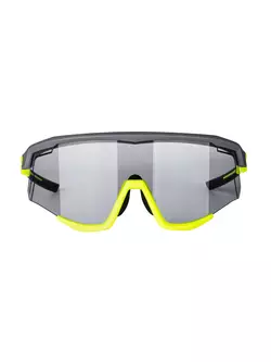 FORCE okuliare na cyklistiku / šport SONIC, fotochromatické, šedá-fluo, 910958