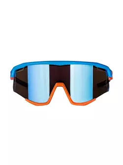 FORCE okuliare na cyklistiku / šport SONIC, modro-oranžová, 910955