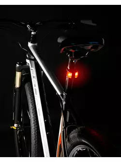FORCE sada svetiel na bicykel AMBIT black 45452
