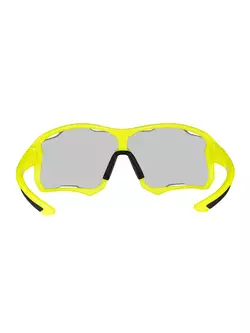 FORCE športové okuliare EDIE, fluo, fotochromatické šošovky 910816