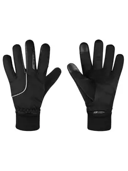 FORCE zimné cyklistické rukavice ARCTIC PRO black 904661