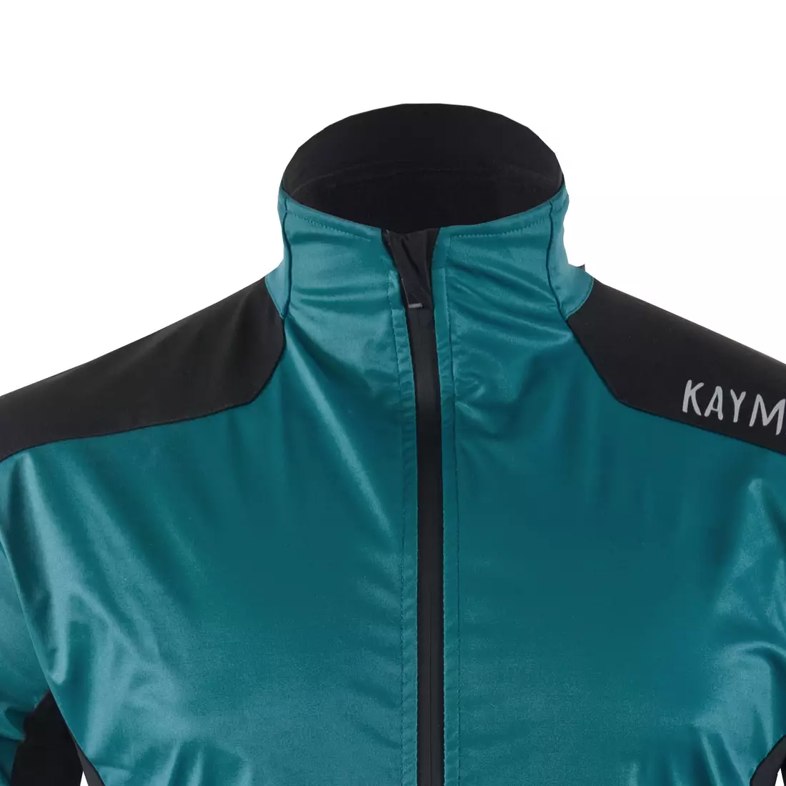 KAYMAQ JWS-003 pánska zimná cyklistická bunda softshell modro