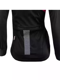KAYMAQ JWSW-100 dámska zimná softshellová cyklistická bunda černá