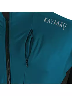 KAYMAQ KYQLS-001 pánska cyklistická mikina námornícka modro-čierna