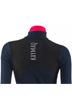 KAYMAQ KYQLSW-100 dámsky cyklistický dres modro-čierna 