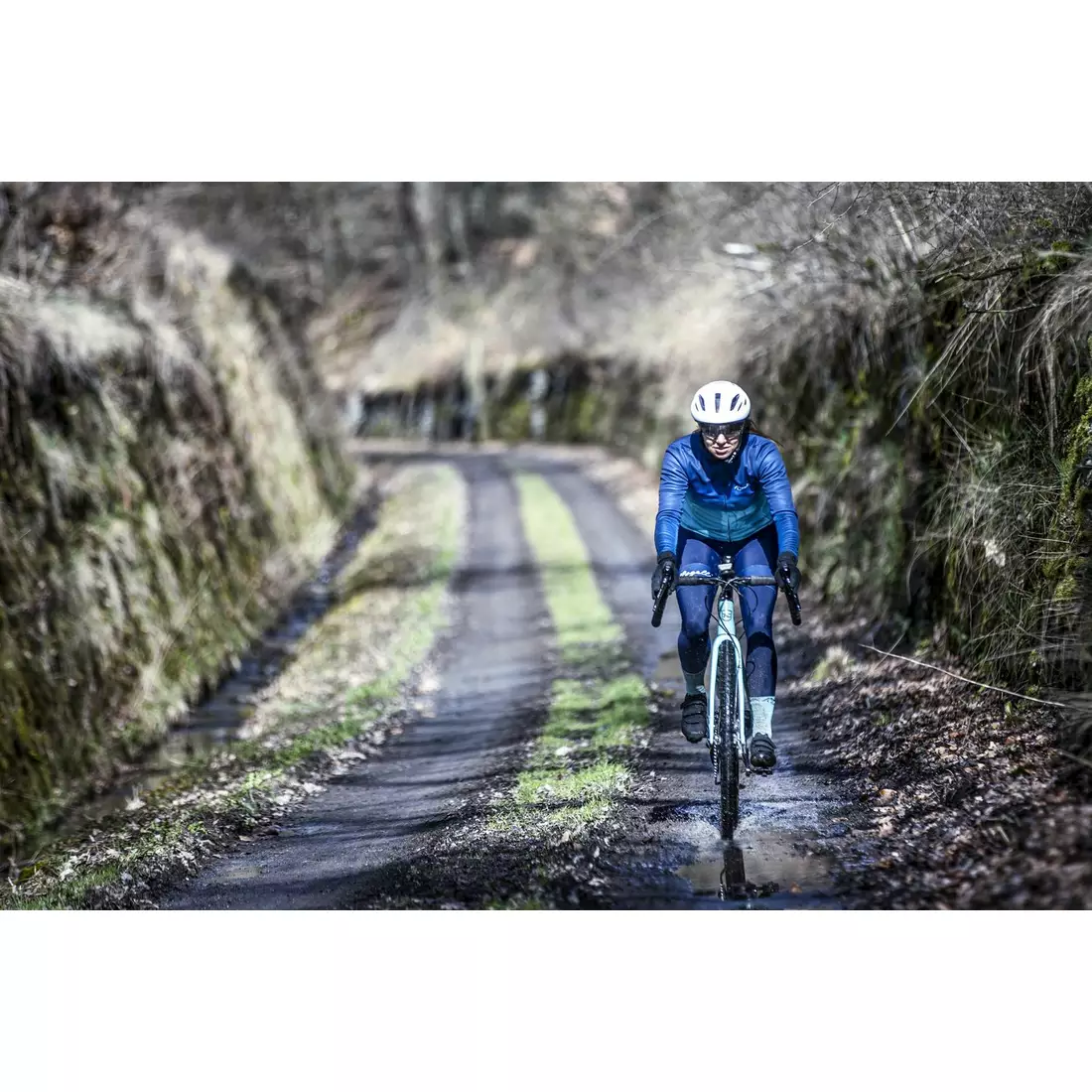 ROGELLI dámska zimná cyklistická bunda DREAM turquoise ROG351094