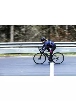 ROGELLI dámska zimná cyklistická bunda STRIPE blue/pink ROG351088