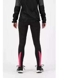 ROGELLI dámske bežecké nohavice ENJOY black/pink ROG351108