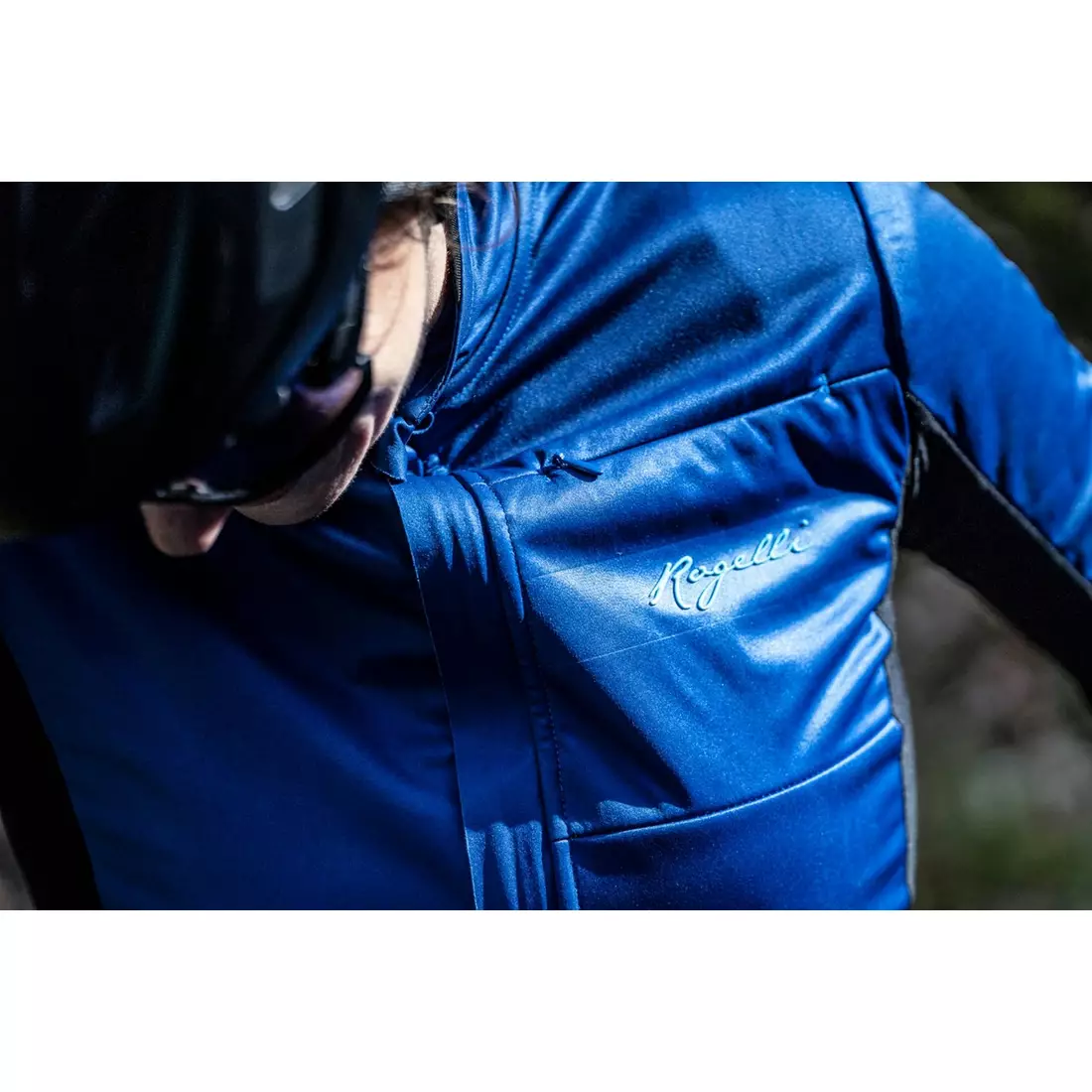 Rogelli Dámska cyklistická bunda, softshell BARRIER, Modrá, ROG351091