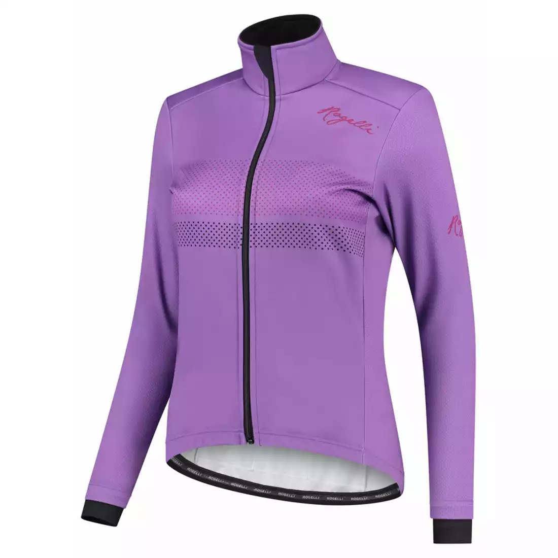 Rogelli Dámska cyklistická bunda, Ultraľahké PURPOSE, fialový, ROG351085
