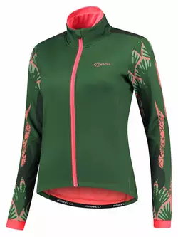 Rogelli Dámska zimná cyklistická bunda VIVID, zelená, ROG351082