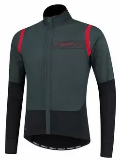 Rogelli Ľahká pánska cyklistická bunda, softshell INFINITE, šedá, ROG351050