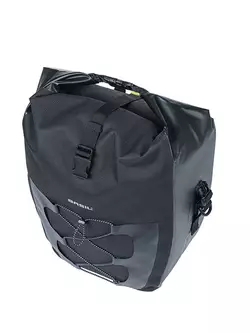 BASIL Jednotná taška na bicykel NAVIGATOR WATERPROOF SINGLE BAG, 25-31L, black 18258