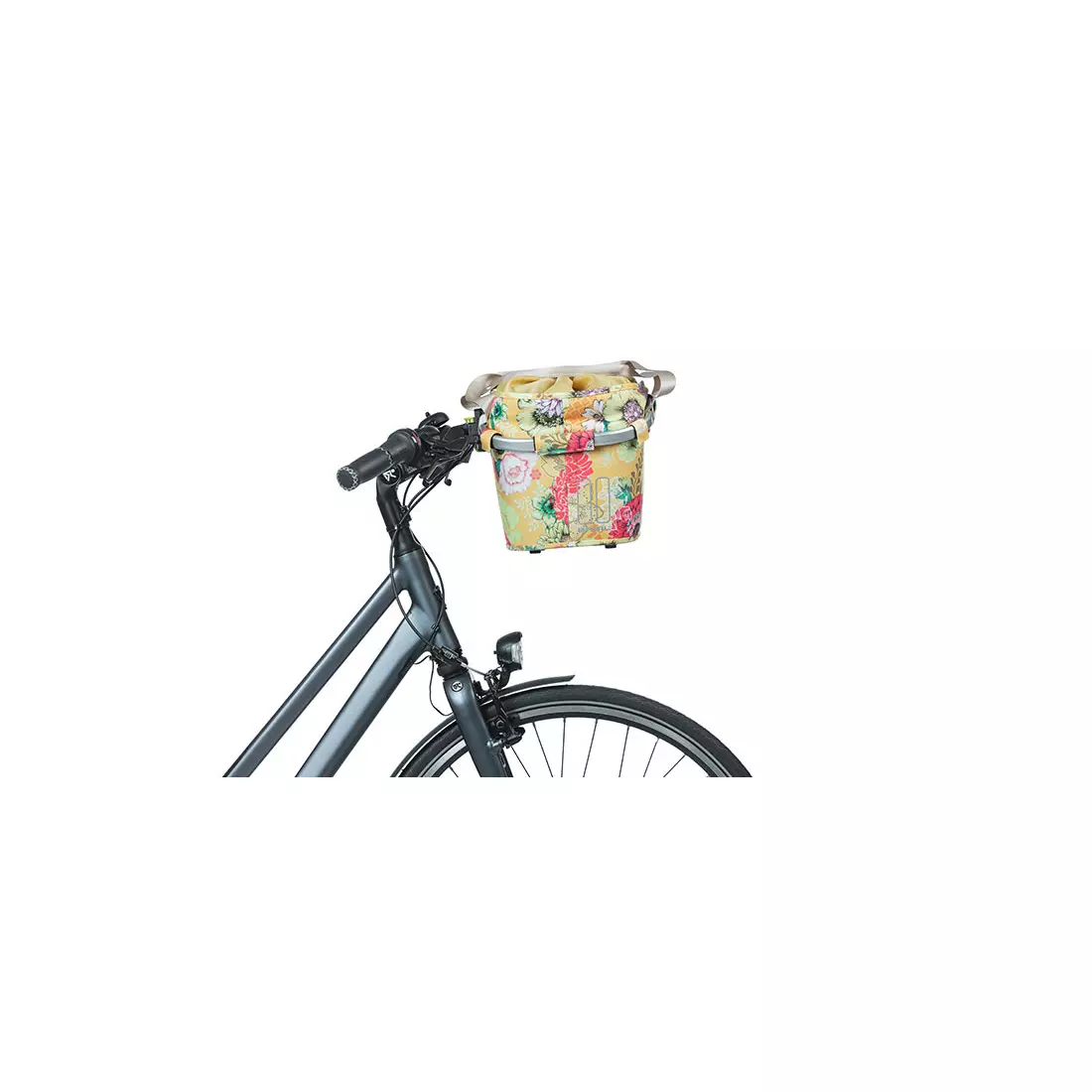 BASIL Košík na bicykel na riadidlá BLOOM FIELD CARRY ALL BASKET, 15L, honey yellow 11290
