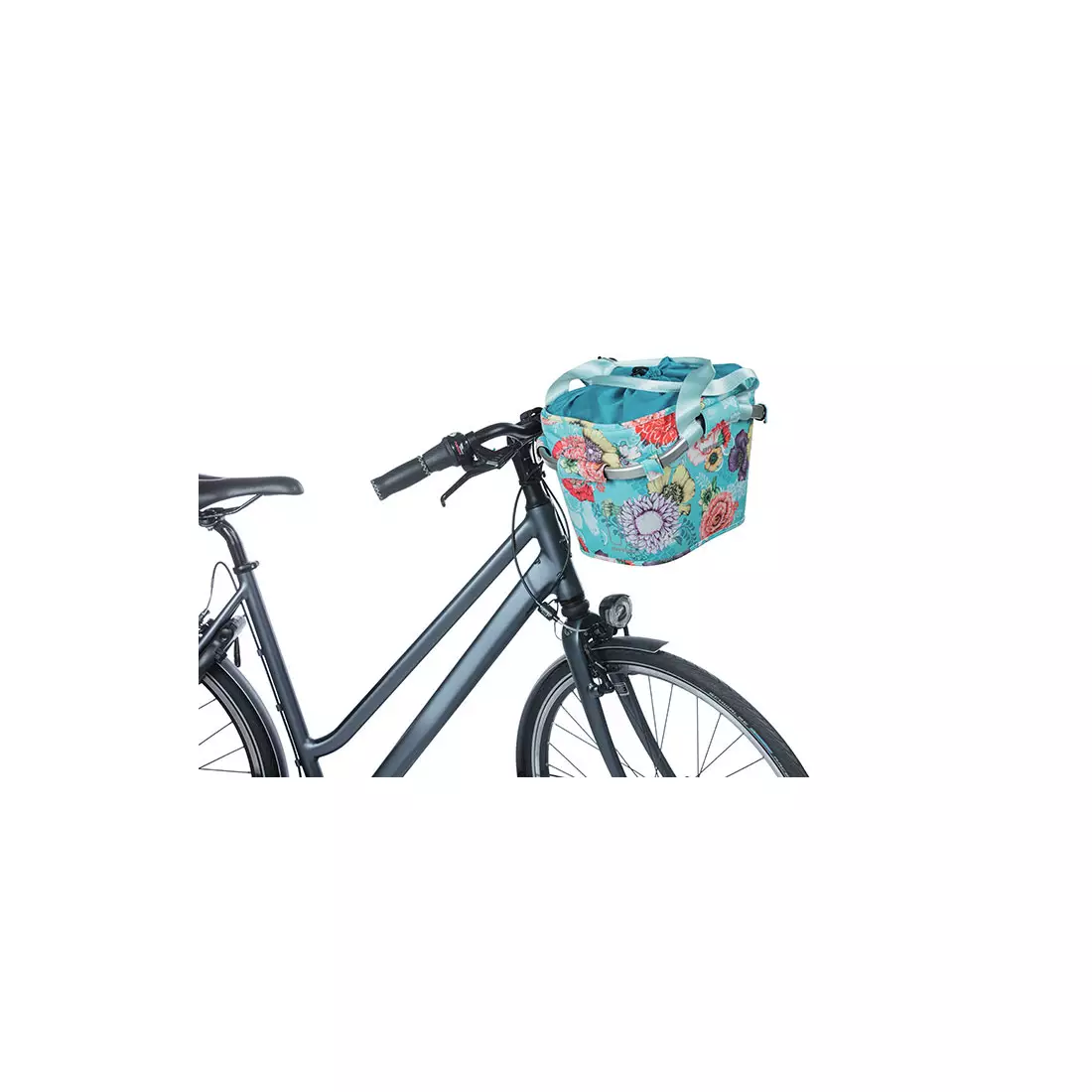 BASIL Košík na bicykel na riadidlá BLOOM FIELD CARRY ALL BASKET, 15L, sky blue 11291